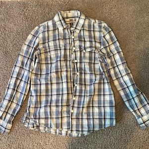 Tommy Hilfiger button-down plaid shirt
